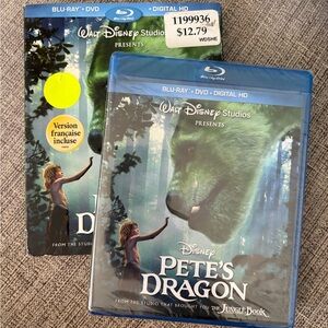 ❤️ BNIB SEALED Disney Pete's Dragon Blu-ray with French Version Included